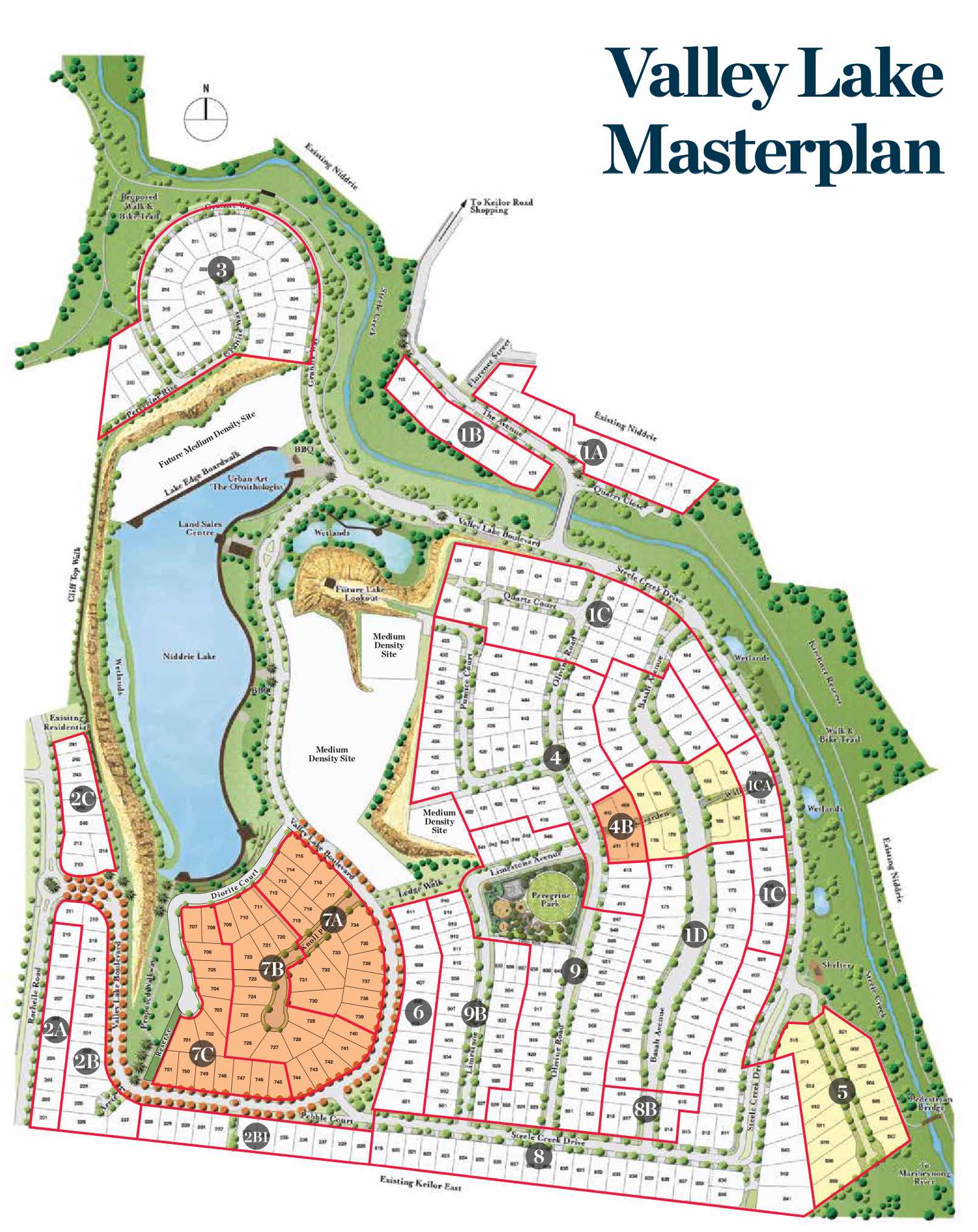Valley Lake Estate - Keilor East Masterplan